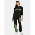 thumbnail image 4 of Wicked Women's Graphic Sweatshirt with Long Sleeves, Sizes XXS-XXL, 4 of 5