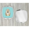 thumbnail image 4 of Checkerboard Blue Afghan Hound Compact Mirror BB1182SCM, 4 of 4