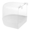 Bird Bathtub Bath Toy Accessory for Budgie Canary Finches Cage 13 x 13 x 13 cm