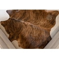 thumbnail image 7 of Cowhide Rug, Brindle 6x6-7', 7 of 7