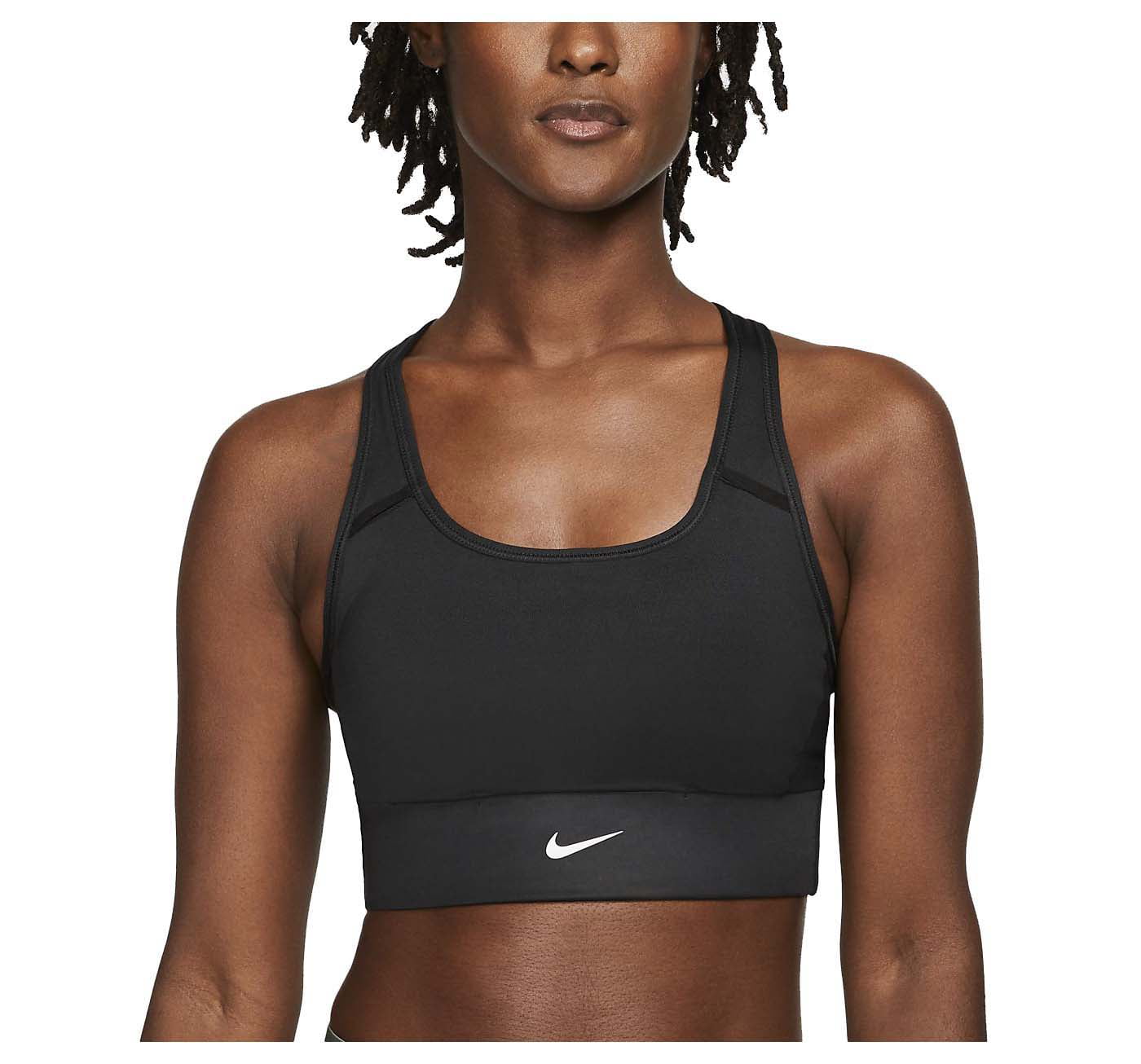 Nike Women's Medium Support Swoosh Pocket Sports Bra - Walmart.com