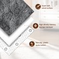 thumbnail image 2 of Alfombra TWINNIS 244x305 cm de felpa suave gris antideslizante, 2 of 9