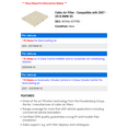 thumbnail image 2 of Cabin Air Filter - Compatible with 2007 - 2018 BMW X5 2008 2009 2010 2011 2012 2013 2014 2015 2016 2017, 2 of 2
