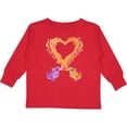 thumbnail image 3 of Inktastic Fire Heart Dragons Boys or Girls Long Sleeve Toddler T-Shirt, 3 of 5