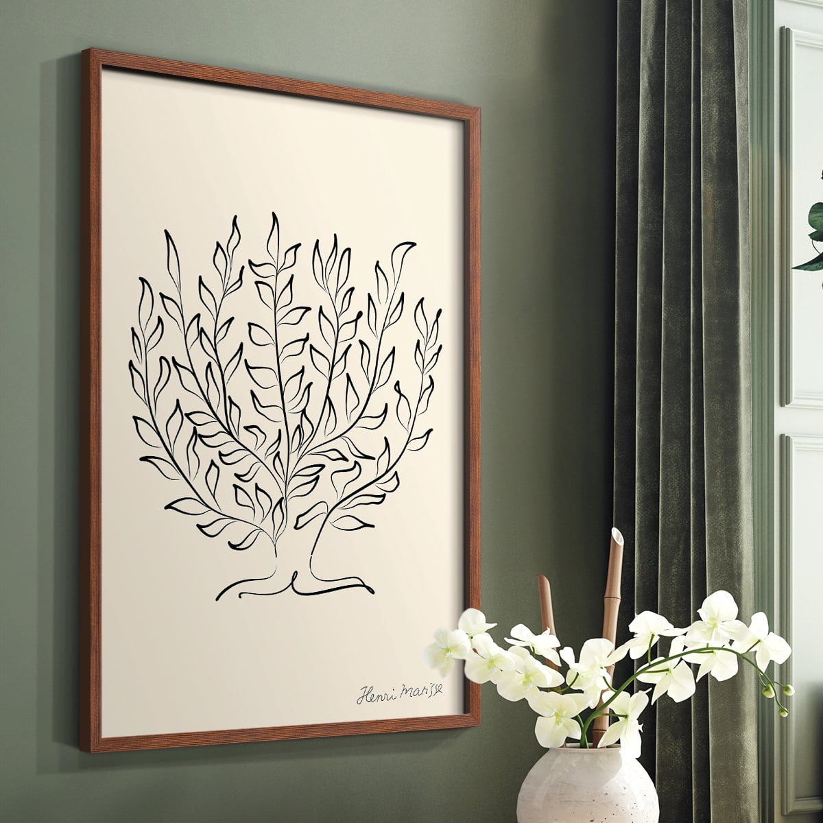 Matisse CCII in Solid Wood 8 x 10 Framed Print
