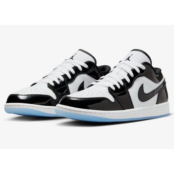 N I-K-E A i r-Jor-dan 1 Low Concord White Black DV1309-100 Men's Shoes NEW