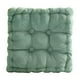 thumbnail image 2 of Almohada de piso de 40x40cm, color verde, cojín de tatami de yoga, almohada para silla de piso, para sala de estar y balcón, 2 of 6