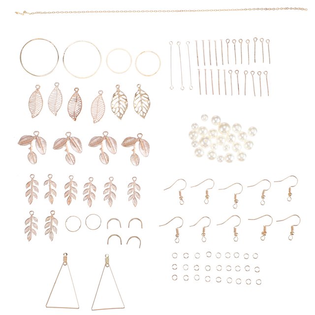 10 Pairs DIY Earrings Jewelry Making Starter Kit with Pendant and Earring Hooks