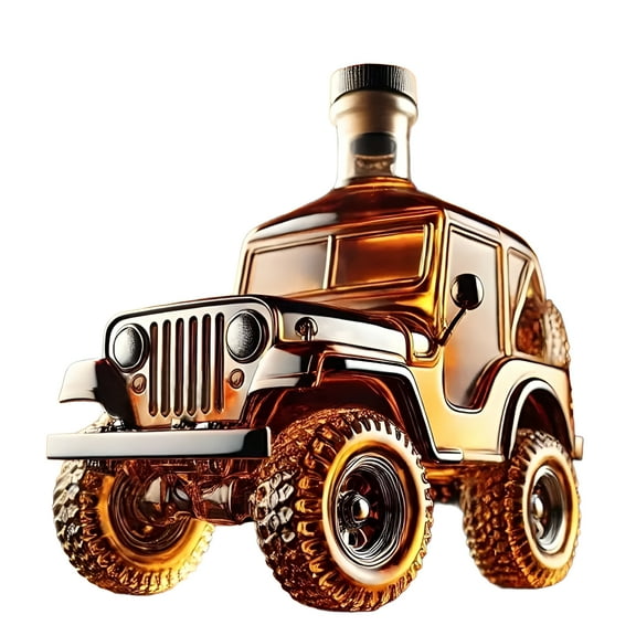 ACDANC Car Whiskey Bottle Decanter, 2025 New Model Car Whiskey Decanter, Car Glass Wine Bottle for Dad, Husband, Funny Car Whiskey Decanter Home Bar Decoration Pickup (Suv)