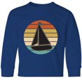 thumbnail image 3 of Inktastic Sailboat Vintage Nautical Sailing Long Sleeve Youth T-Shirt, 3 of 5
