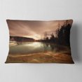 thumbnail image 2 of Designart 12" x 20" Brown Polyester Throw Pillow, 2 of 5