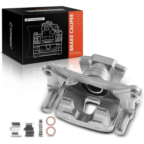 A-Premium Brake Caliper Assembly Compatible with Mitsubishi Endeavor 2004-2008 2010 2011 Rear Right Passenger Side