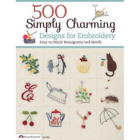 Monogram Wizard Embroidery - 500 Simply Charming Designs for Embroidery : Easy-To-Stitch Monograms and Motifs
