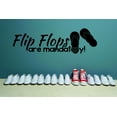 thumbnail image 1 of Decal Wall Sticker : Flip Flops Are Mandatory! Quote 20x30 Inches, 1 of 1