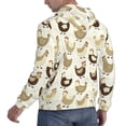 thumbnail image 6 of Sikiie Chicken Cartoon Men's Hoodie, Essentials Hoodie, Sweatshirt, Pullover Hooded Sweatshirt for Men-3X-Large, 6 of 7