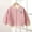 Pink, variant on Girls Cardigan Plush Sweater Long Sleeve Button Down Solid Outwear with Pockets for Kids 1-7 Years Blue 3-4 Years