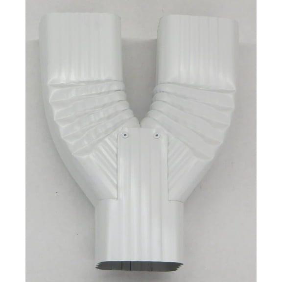 Downspout Y Funnel (3x4, High Gloss White)