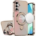 thumbnail image 6 of XPM for Apple iPhone 13 Pro Phone Case, Chrome Hybrid with Rotating Magnetic Circle Ring Stand, Slim Shockproof Hybrid Cover for iPhone 13 Pro (Desert Titanium), 6 of 7