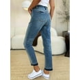 thumbnail image 4 of Judy Blue Full Size Mid Rise Rigid Magic Release Hem Jeans, 4 of 11