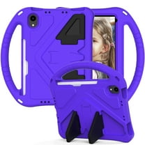 Dteck Case for Apple iPad mini 6th Generation (2021) 8.3-inch,Shockproof EVA Foam Kids Friendly Handle Lightweight Protective Shell Back Kickstand Cover for iPad mini 6,Purple