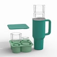 thumbnail image 3 of Injueey Accesorios de bandejas de cubitos ajustados para una fácil liberación, moldes de hielo de silicona de calidad alimentaria, taza de Barra de herramientas gris, 3 of 6