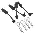 thumbnail image 4 of RC Body Clips, RC Car Accessories 4 Set RC Car Body Shell Clip Retainers Body Clip Retainer for Losi Lasernut U4 1/10 Remote Control Car Upgrade Part for Big Rock, 4 of 8