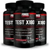 (3 pack) (3 pack) Force Factor Test X180 Testosterone Booster Featuring Testofen, 60 Ct