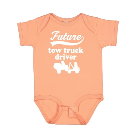 

Inktastic Future Tow Truck Driver Childs Gift Gift Baby Boy Bodysuit