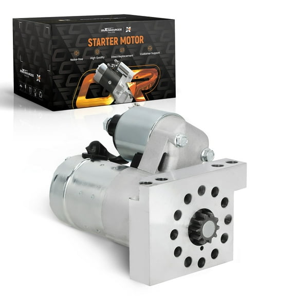 MaXpeedingrods High Torque Mini Starter 19695 for Chevy SBC BBC 262 305 307 327 350 454 with 153 168 Tooth Flywheel 1.4kW / 1.88HP S114-823 S114-823S