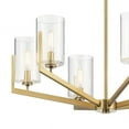thumbnail image 3 of 52314BNB Kichler Lighting Nye - 6 light Medium Chandelier - with Transitional Inspirations - 14.75 inches tall by 28 inches wide-Brushed Natural Brass, 3 of 7