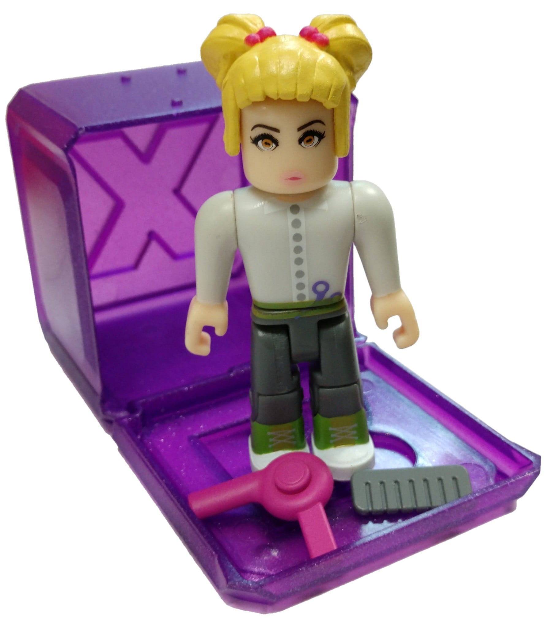 Roblox Celebrity Collection Series 3 Stylz Salon Vip Stylist Mini Figure With Cube And Online Code No Packaging Walmart Com Walmart Com - roblox slush salon how to work as a hairstylist