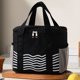 thumbnail image 2 of Bolsa isotérmica con forma de H, bolsa de almuerzo de papel de aluminio grueso, bolsa de almuerzo para trabajadores de oficina, estudiantes, bolsa Bento para preparación de comidas, porta almuerzo, 2 of 7
