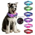 thumbnail image 2 of opvise Pet Collar Reflective Adjustable Decorative Polyester Cat Dog Neck Circle Strap Rose Red, 2 of 7