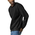 thumbnail image 5 of JERZEES Crewneck Sweatshirt Pre Shrunk for Men Pullover Fleece in Black White 8oz 50/50 Cotton/Polyester Pack 2 Size M, 5 of 6