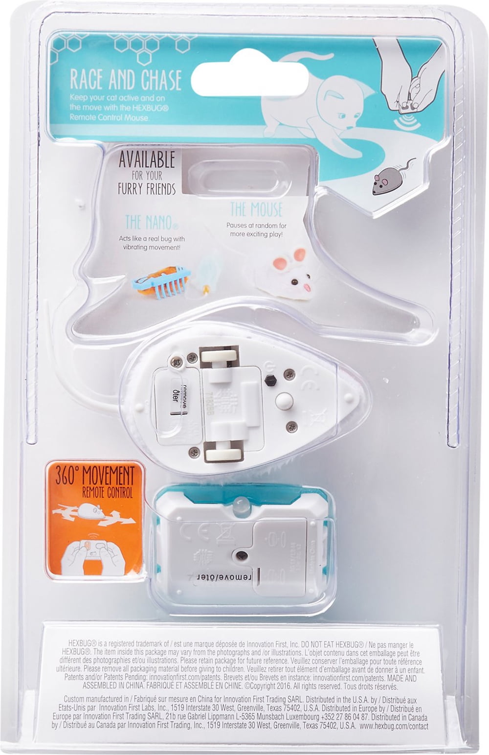 hexbug remote control mouse cat toy