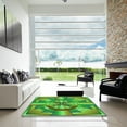 thumbnail image 6 of Ahgly Company Indoor Square Patterned Seaweed Green Area Rugs, 3' Square, 6 of 6