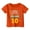 Orange, variant on Toddler Boys Shirts & Tops Birthday Letter Print Crew Neck Short Sleeve Pullover Tops Streetwear,Black,3-4 Years