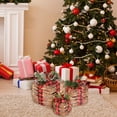 thumbnail image 3 of Yiying Christmas Lighted Gift Boxes 3pcs Glowing Rattan Light String 4in/5in/7in Creative Gix Boxes, 3 of 8