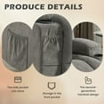 thumbnail image 5 of JONPONY Reclining Loveseat with Cup Holders for Living Room 2 Seat Manual Loveseat Recliner with Side Pocket,BALCK, 5 of 15