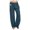 C659 Navy, variant on Gbsyewxs Pants For Women Solid Color High Elastic Waist Drawstring Wide Leg Breathable Casual Women'S Pants Brown