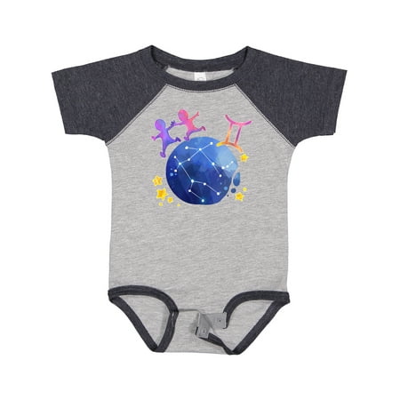

Inktastic Gemini Constellation Zodiac Sign Illustration Gift Baby Boy or Baby Girl Bodysuit
