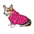 thumbnail image 7 of Haiem Breast Cancer Awareness6 for Winter Dog Hoodie Sweatshirts with Pockets Warm Dog Clothes for Small Dogs Chihuahua-X-Small, 7 of 7