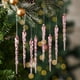 thumbnail image 5 of Adornos colgantes de carámbanos transparentes para árbol de Navidad | Paquete de 12 adornos colgantes transparentes para fiestas y decoración de ventanas, 5 of 5