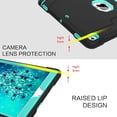 thumbnail image 4 of REQO iPad Air 3rd Generation Case, iPad Pro 10.5" 2017 Case, 3 Layers Heavy Duty Rugged Shockproof Kickstand Protective Tablet Case Cover for iPad Air 3 10.5" 2019 /iPad Pro 10.5" 2017, 4 of 8
