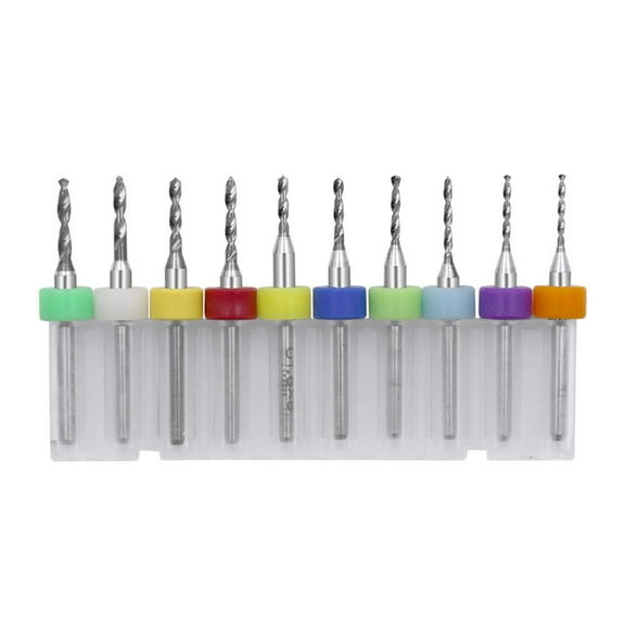 Carbide Micro Drill Bits Set, Tungsten Steel PCB Hand Drill Bits Kit, Small Hand Drill Bit Kit, DIY Jewelry Making Craft Drill Bits Set