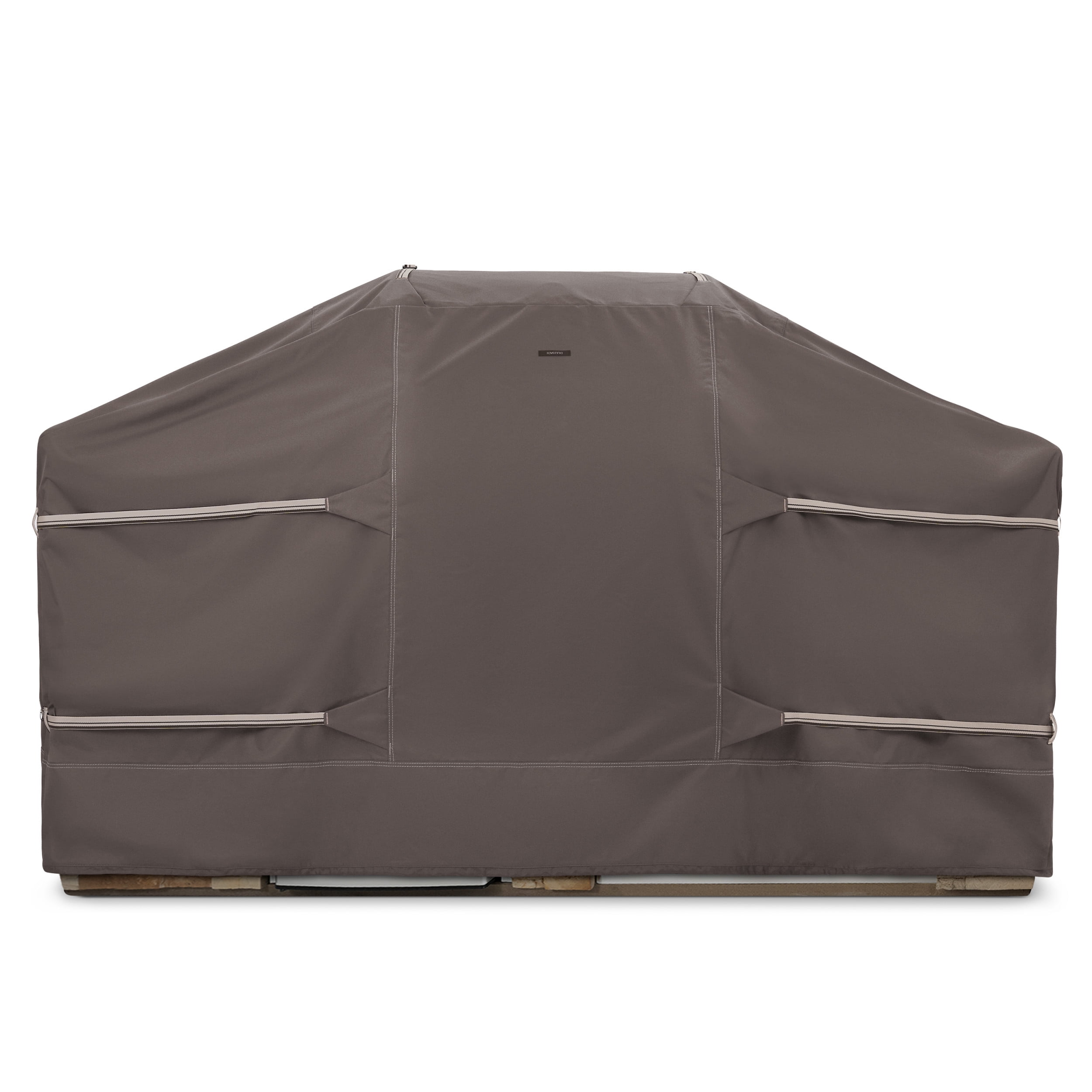 Classic Accessories Ravenna BBQ Grill Cover for Island with Center Grill Head, 98 x 37 x 48 Inch