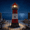 Red, variant on Lumiartisan 12.8" Solar Lighthouse Blue-Red, Coastal Garden Statue Outdoor