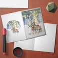 thumbnail image 3 of Merry Christmas French Bulldog Snowy Winter with Gifts Tree Decorations 5x7in Folded Greeting Card Dog Lover Gifts Single Note Card with Envelope - 12020, 3 of 5