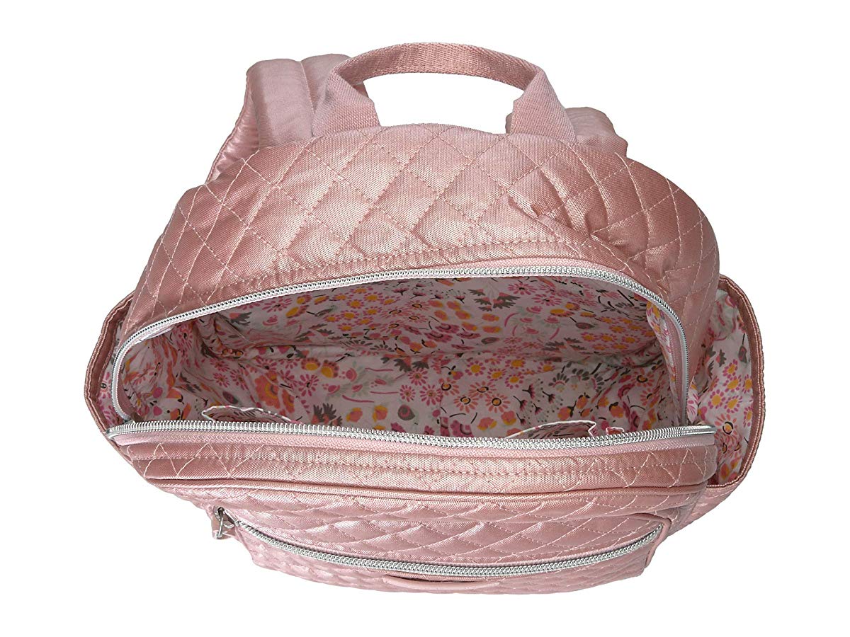 Vera Bradley Utility Mini Backpack in Rouge Rose Wicked Mini Banbury Backpack - Cotton | Vera Bradley main image 4