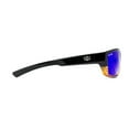 thumbnail image 4 of Calcutta Shock Wave Polarized Sunglasses, Wood Grain/Blue Mirror Lens, 4 of 4